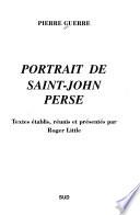 Portrait de Saint-John Perse