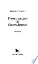 Portrait souvenir de Georges Simenon