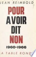Pour avoir dit non