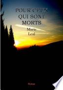 Pour ceux qui sont morts