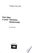 Pour Dieu et pour l'homme-- réunionnais