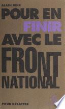 Pour en finir avec le Front national