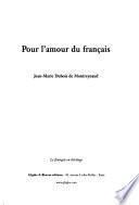 Pour l'amour du français