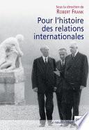 Pour l'histoire des relations internationales
