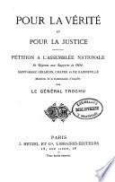 Pour la vérité et pour la justice