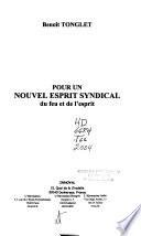 Pour un nouvel esprit syndical