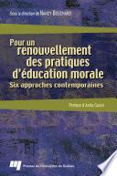 Pour un renouvellement des pratiques d'éducation morale