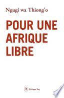 Pour une Afrique libre