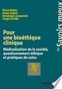 Pour une bioéthique clinique