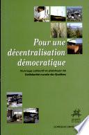 Pour une décentralisation démocratique