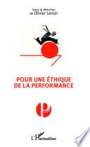Pour une éthique de la performance