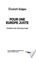 Pour une Europe juste