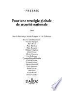 Pour une stratégie globale de sécurité nationale