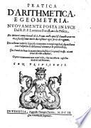 Pratica d'arithmetica, e geometria, etc