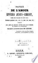Pratique de l'amour envers Jésus-Christ