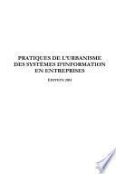 Pratiques de l'urbanisme des systèmes d'information en entreprises