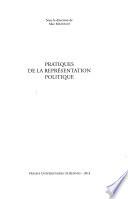 Pratiques de la représentation politique