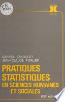 Pratiques statistiques en sciences humaines et sociales