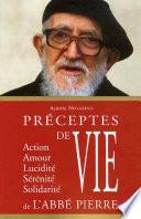 Préceptes de vie de l'abbé Pierre