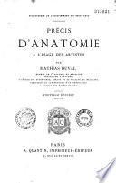 Précis d'anatomie à l'usage des artistes