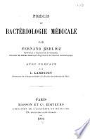 Précis de bactériologie médicale