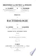 Précis de bactériologie v. 2