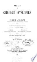 Précis de chirurgie vétérinaire