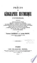 Précis de géographie historique universelle