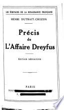 Précis de l'affaire Dreyfus