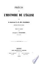 Précis de l'hist. de l'Eglise