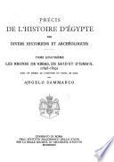 Précis de l'histoire d'Égypte: Les règnes de ʻAbbas, de Saʻid et d'Ismaʻil (1848-1879) avec un aperçu de l'histoire du canal de Suez, par Angelo Sammarco
