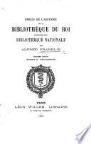 Précis de l'histoire de la Bibliothèque du Roi. ... Deuxième édition, corrigée et très augmentée