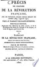 Précis de l'histoire de la révolution française