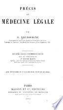 Précis de médecine légale