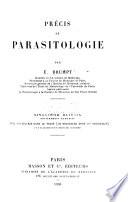 Précis de parasitologie