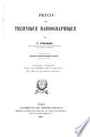 Précis de technique radiographique