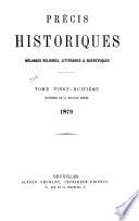 Précis historiques
