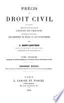 Precus de droit civil