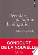 Première personne du singulier