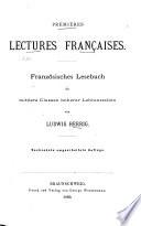 Premières lectures françaises