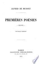 Premieres poesies 1829-1835 Alfred de Musset