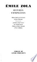 Premiers romans, précédés de Zola vivant, par Armand Lanoux