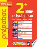 Prépabac Le tout-en-un 2de Nouveau programme