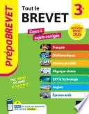 Prépabrevet - Tout le brevet 2025 - 3e (toutes les matières)