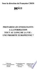 Préparer les enseignants à la formation tout au long de la vie: une priorité européenne?