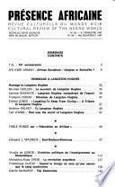 Présence Africaine