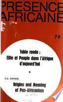 Présence Africaine