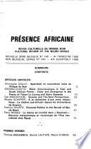 Présence Africaine