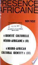 Présence Africaine