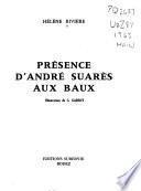 Présence d'André Suarès aux Baux